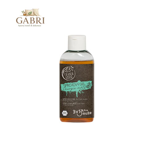 Tierra Verde – Sprchový gel pro muže Energie máty (TIERRA VERDE), 110 ml