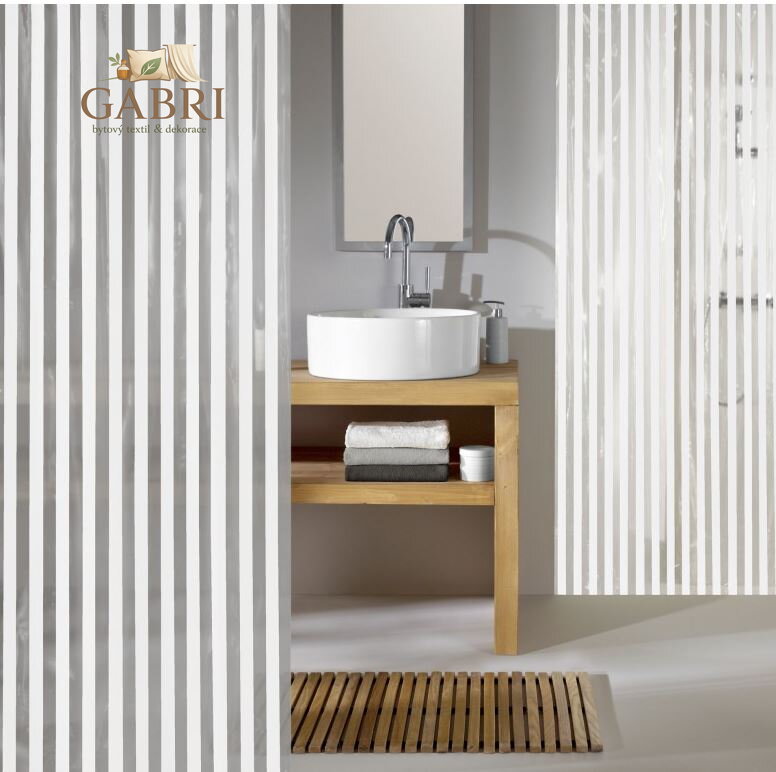 Koupelnový závěs Peva 180x200cm - Noa bílá 2026