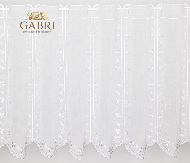 Metrážová vitrážka bílá Lag-V/272-01-2026