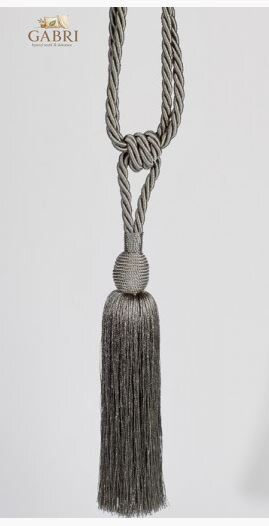  Dekorace do záclon a závěsů - Lucy silver