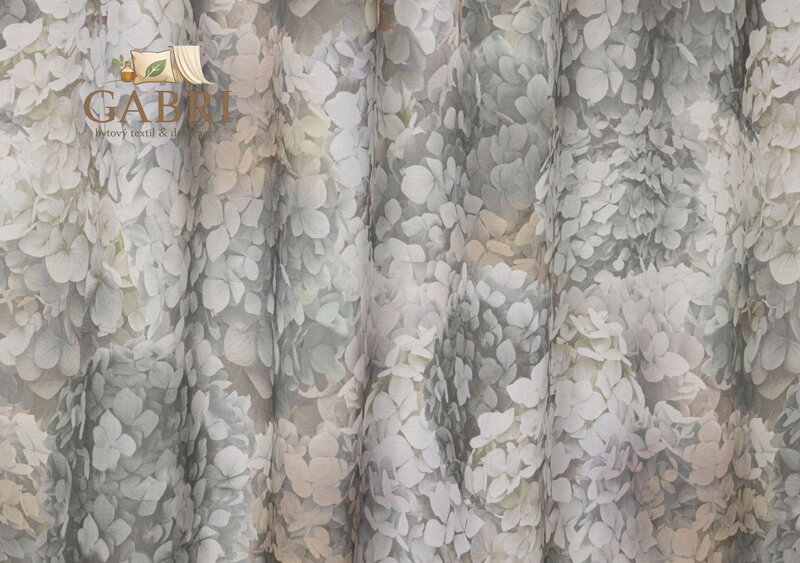 Metrážová záclona s tištěným vzorem výška 305cm Lag-Marva/05 2026