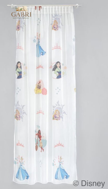  Záclona dětská kusová voál 140x245cm Lag-PRINCESS/R/01