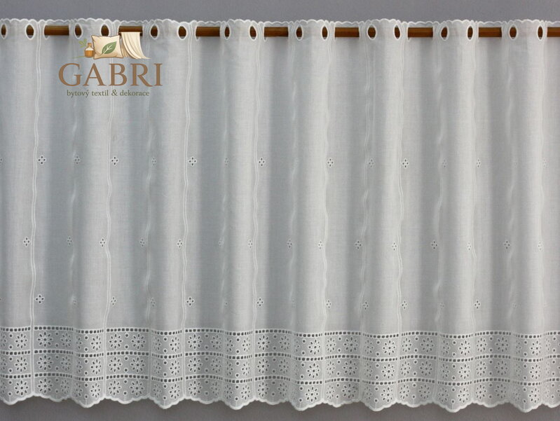 Metrážové vitrážkové záclony vyšívané Lag-V/709 ( více rozměrů ) 2026