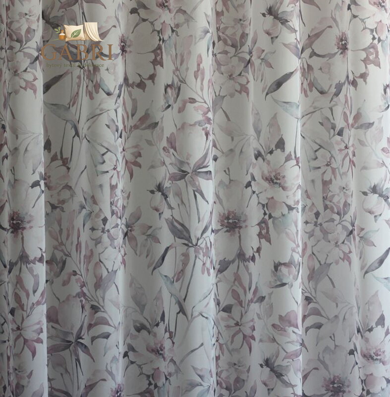 Metrážová záclona s tištěným vzorem výška 290Lag-Zenna/08 2026