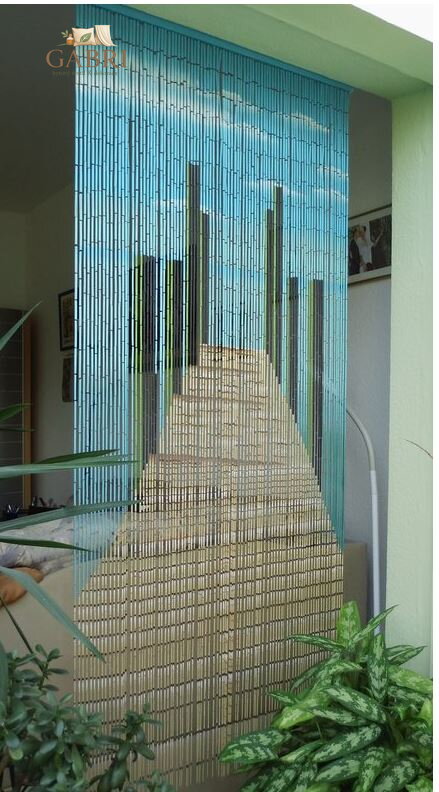 Bambusový závěs do dveří Bridge 90x200cm 2026