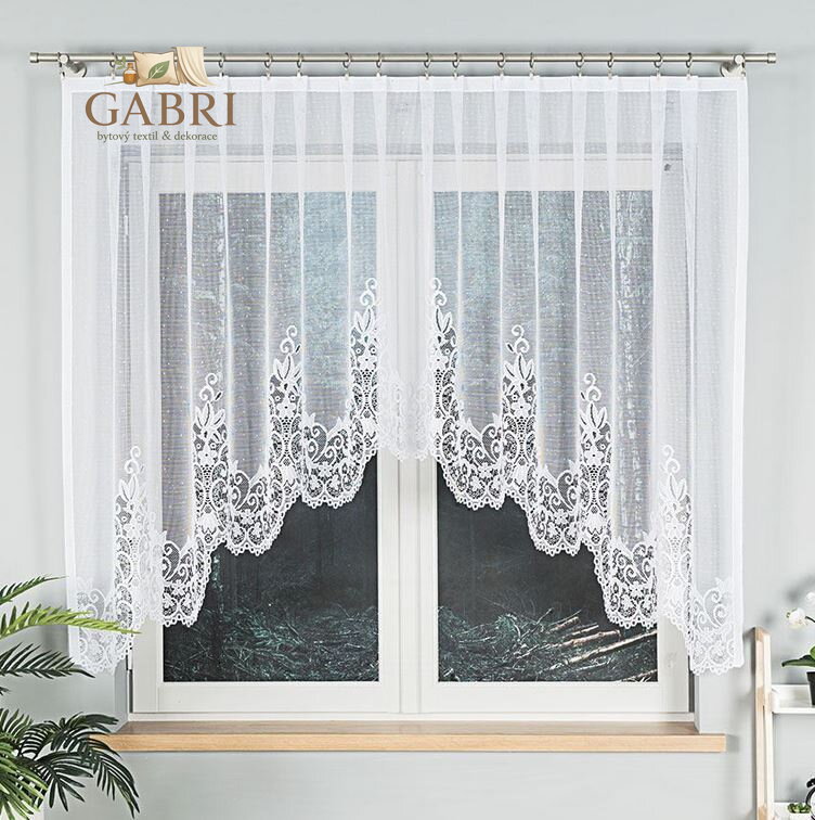 Záclona kusová oblouková 300x180cm Gabri-004304-2025