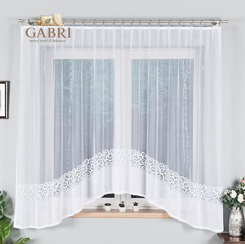 Záclona kusová oblouková 300x170cm Gabri-Daniela 017788-2026