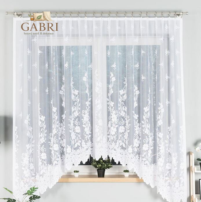 Záclona kusová oblouková s motivem 300x180cm Gabri-Ludvika 023092-2026