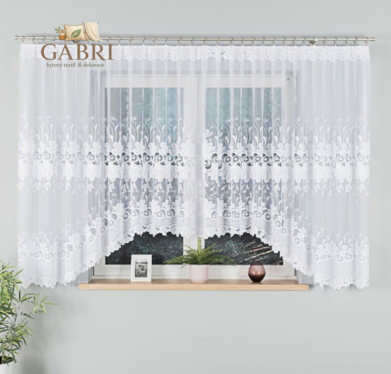 Záclona kusová oblouková 500x160cm Gabri-007003-2025