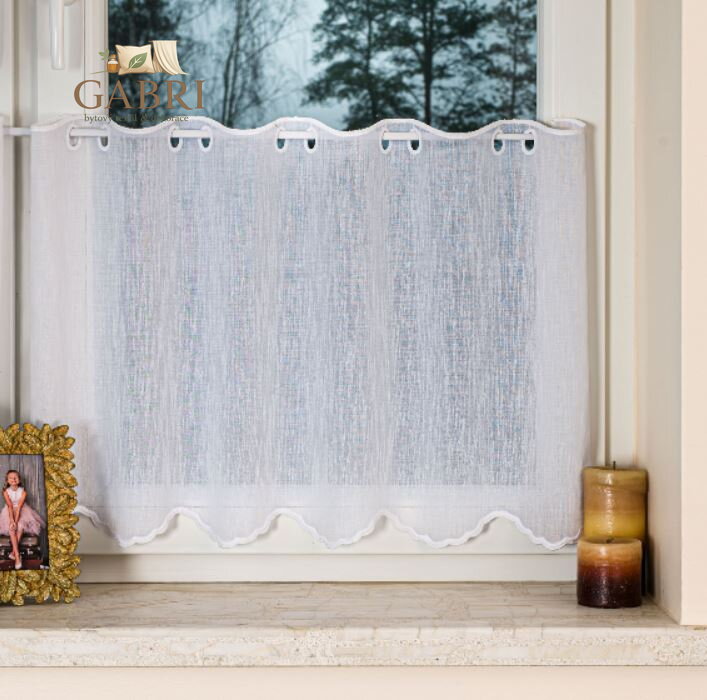 Metrážové záclony vitrážové bílé batyst Gabri-100828-2026