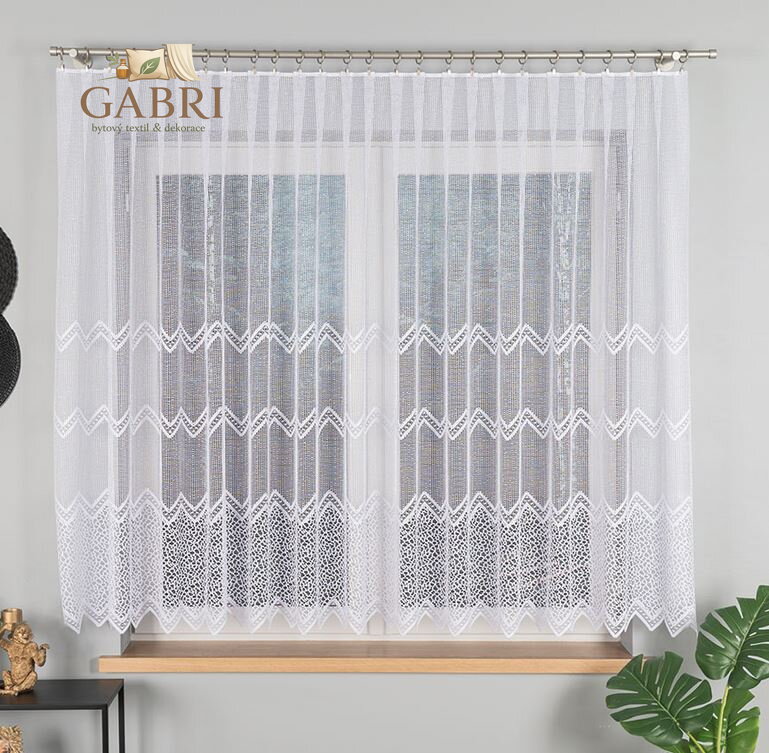 Metrážové záclony žakárové bílé Gabri-639040-2026