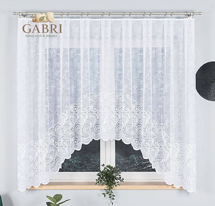 Záclona kusová oblouková s motivem 330x160cm Gabri-Kinga 023391-2026