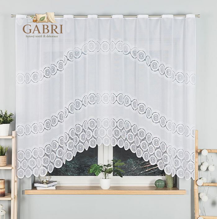 Záclona kusová oblouková s motivem 250x160cm Gabri-Maria 107835-2026
