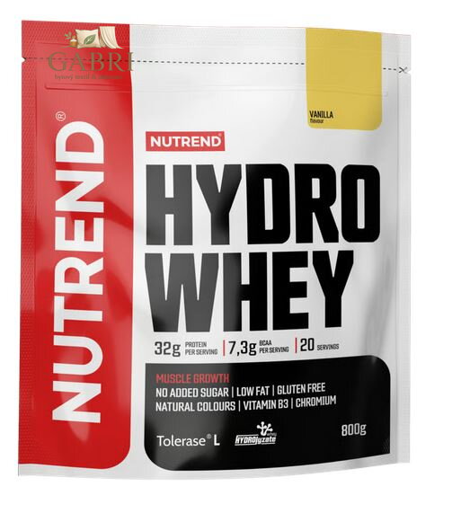 Syrovátkový protein Nutrend - Hydro Whey  ( různé příchutě a velikost balení )
