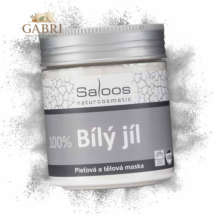 Tělové a pleťové masky - Bílý jíl 100g