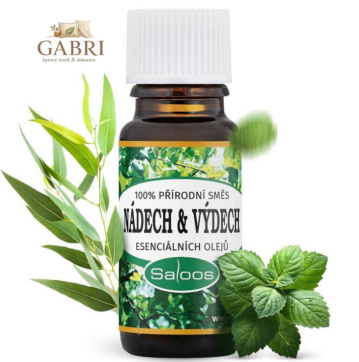 Směsi esenciálních olejů - Nádech & Výdech 