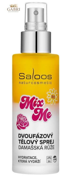 Dvoufázový tělový sprej - Damašská růže 
