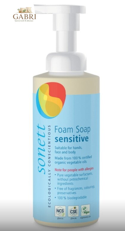 SONETT Pěnové mýdlo Sensitive 200 ml