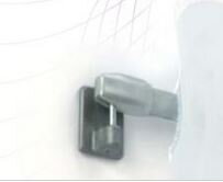 Samolepící háček stříbrný