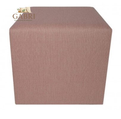 Taburet kostka tkanina Inari červená 52 - více barev