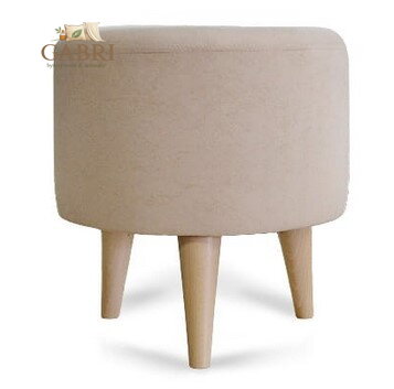  Taburet 3 nohy tkanina Suedine béžová 10 - více barev