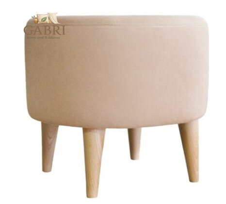  Taburet 4 nohy tkanina Suedine béžová 10 - více barev