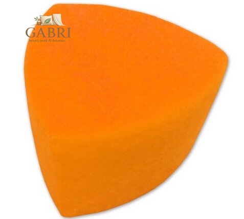 Taburet trojůhelník Suedine oranžová 79 více barev