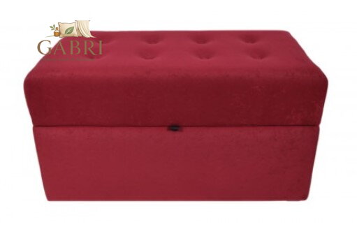  Taburet s úložným prostorem 75x40x42cm tkanina Suedine bordo 09 - více barev