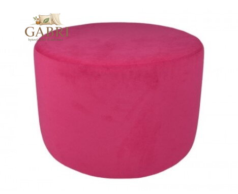  Taburet kulatý tkanina Casablanka 60cm  fuksie 662 - více barev