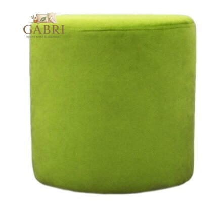  Taburet válec tkanina Casablanka zelená 660 - více barev