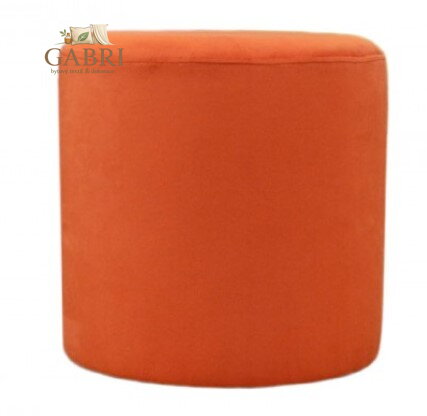  Taburet válec tkanina Casablanka oranžová 675 - více barev
