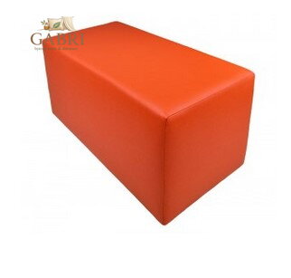 Taburet EKO kůže 80x40x42cm oranžová - více barev na výběr