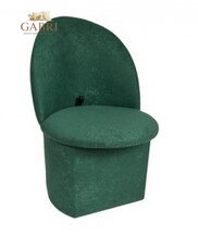  Taburet s opěradlem Krasnal tkanina Suedine smaragdová 76- více barev