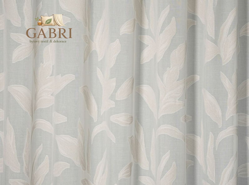 Metrážová záclona se vzorem výška 320cm Lag-Berta 04-2026