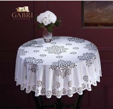 Ubrus sněhobílý kulatý Ø 125 cm VICINANKA 2023