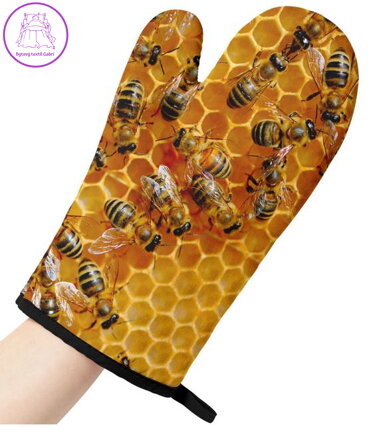 Kuchyňská chňapka - Včely