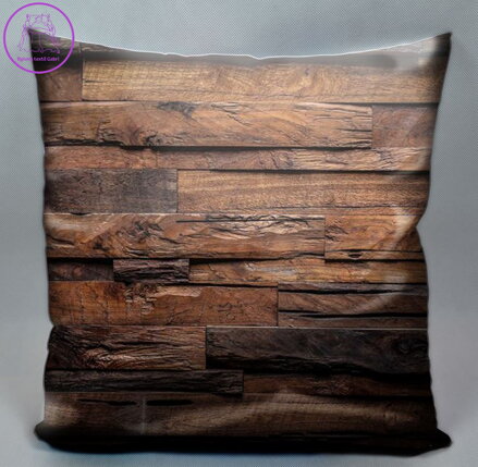 Fotopolštářek s efektem 3D - Dřevo 2 