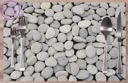 Prostírání na stůl - Kamínky