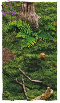 Osuška s potiskem 70x140cm - Mech