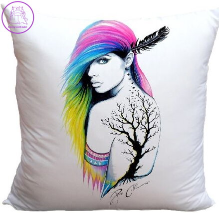 Fotopolštářek 40x40cm s efektem 3D - Miss-art