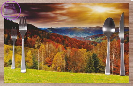  Prostírání na stůl - Podzimní krajina