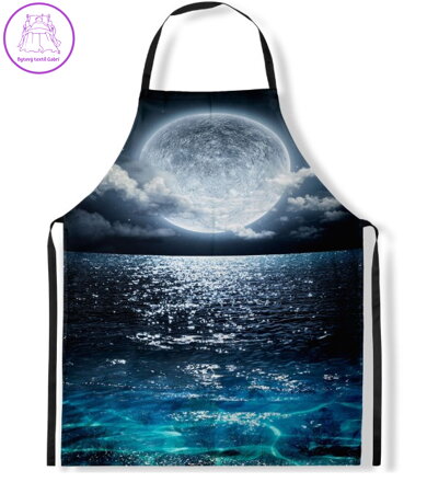 Kuchyňská zástěra - Měsíc