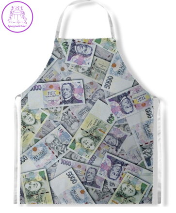 Kuchyňská zástěra - Peníze
