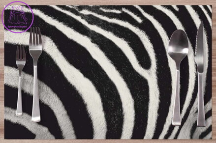  Prostírání na stůl - Zebří srst 
