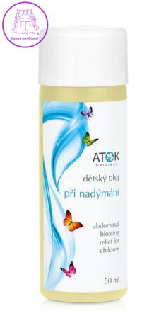 Dětský olej při nadýmání 