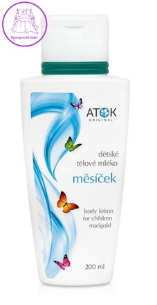 Dětské tělové mléko Měsíček 