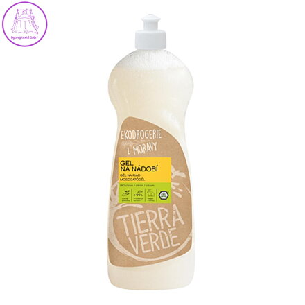 Tierra Verde – Gel na nádobí – BIO citron (TIERRA VERDE), 1 l