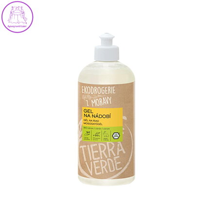 Tierra Verde – Gel na nádobí – BIO citron (TIERRA VERDE), 500 ml