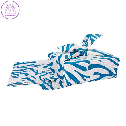 Tierra Verde – Látka balicí – motiv Tierra Verde tealová (TIERRA VERDE), 1 ks