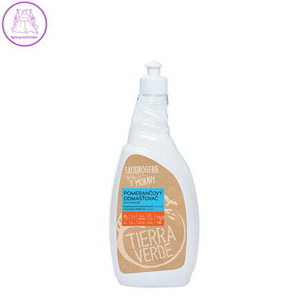Tierra Verde – Pomerančový odmašťovač – koncentrát (TIERRA VERDE), 750 ml
